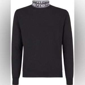 Fendi Logo Men’s Turtleneck Sweater